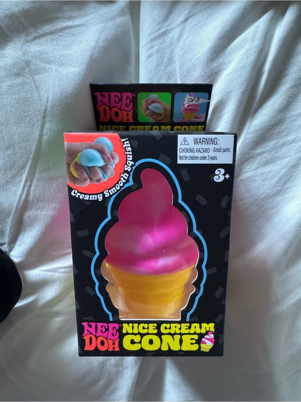 NeeDoh Nice Cream Cone Toy - Pink